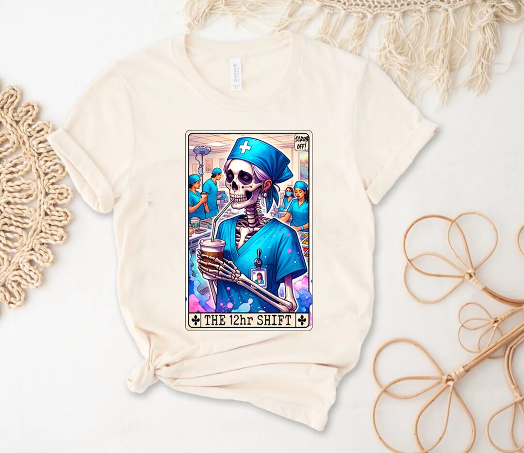 The 12 Hr shift nurse Halloween Tshirt, halloween nurse Tee, Spookynurse funny shirt,Stelekon nurse halloween shirt MakerPlace by Michaels